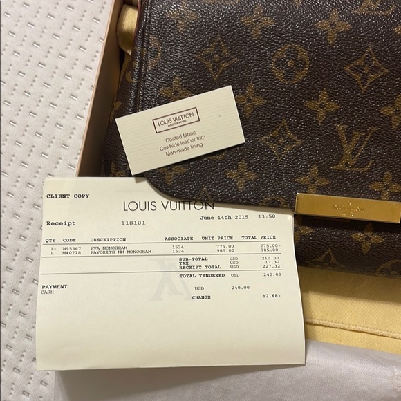 Louis Vuitton Favorite MM Monogram Crossbody Bag - Picture 15 of 16